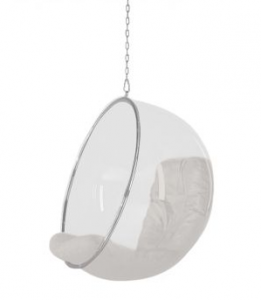 Sessel Bubble Chair - Acrylglas_Weiß